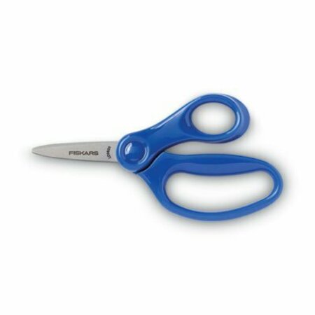 FISKARS Kids/student Scissors, Pointed Tip, 5in Long, 1.75in Cut Length, Assorted Straight Handles 1943001063